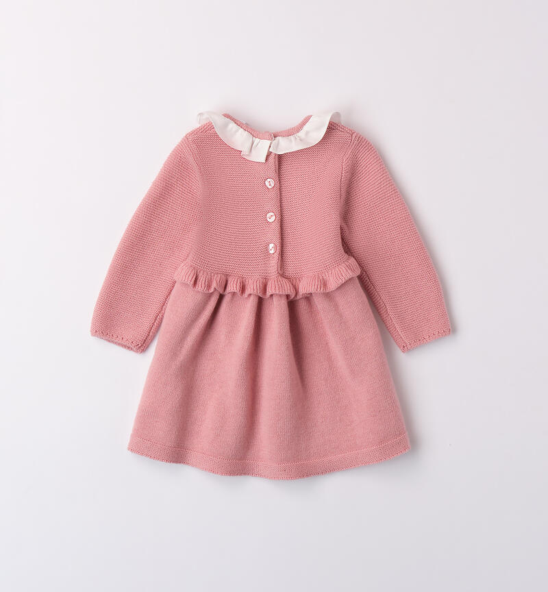 Baby girl pink dress ROSA-3031