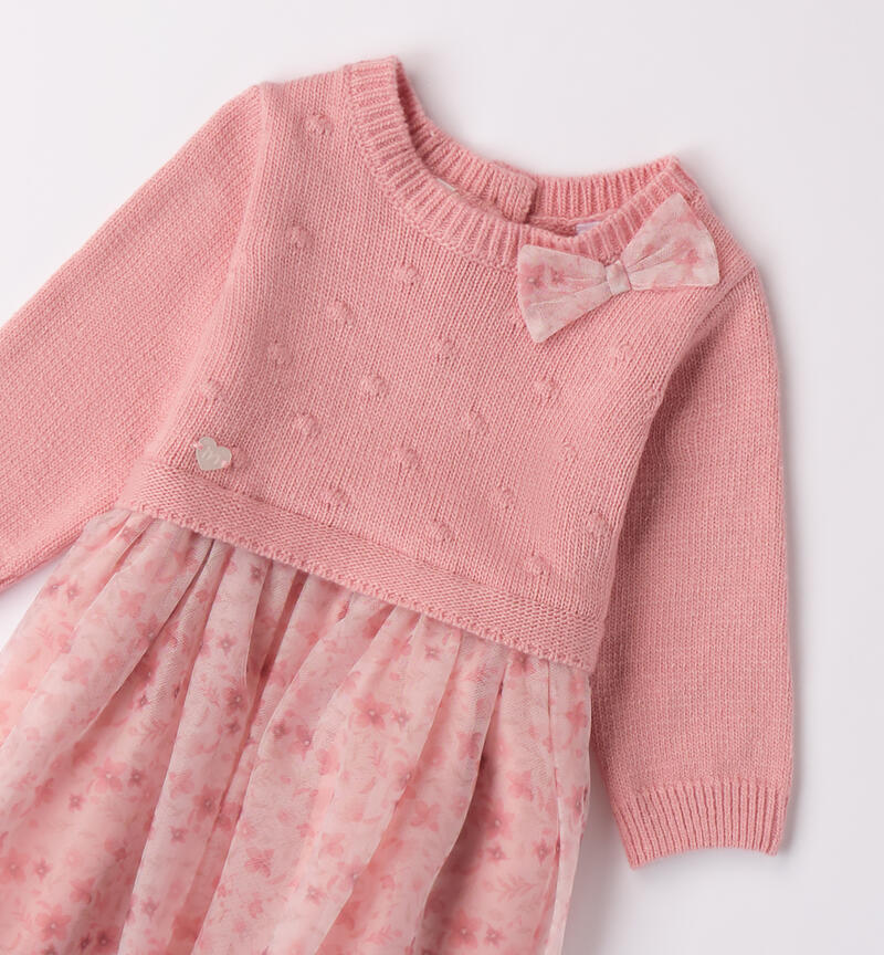 Baby girl tricot dress ROSA-2524