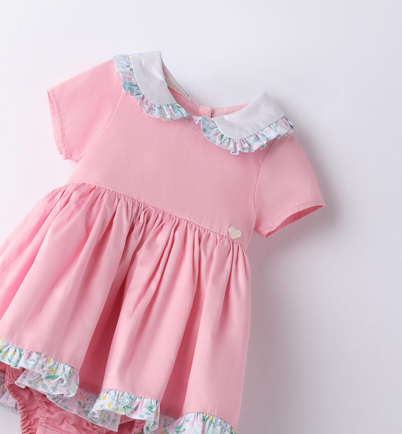 Girls' summer dress LT.PINK-2732