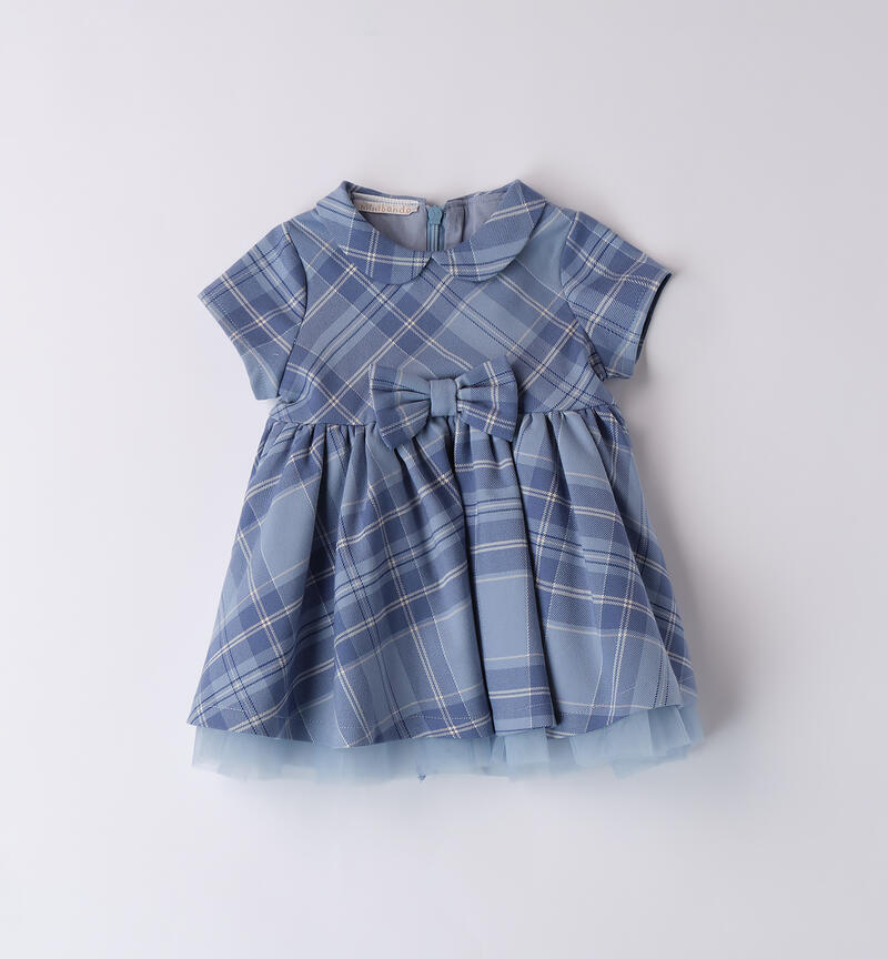 Winter newborn dress L.BLUE-3964