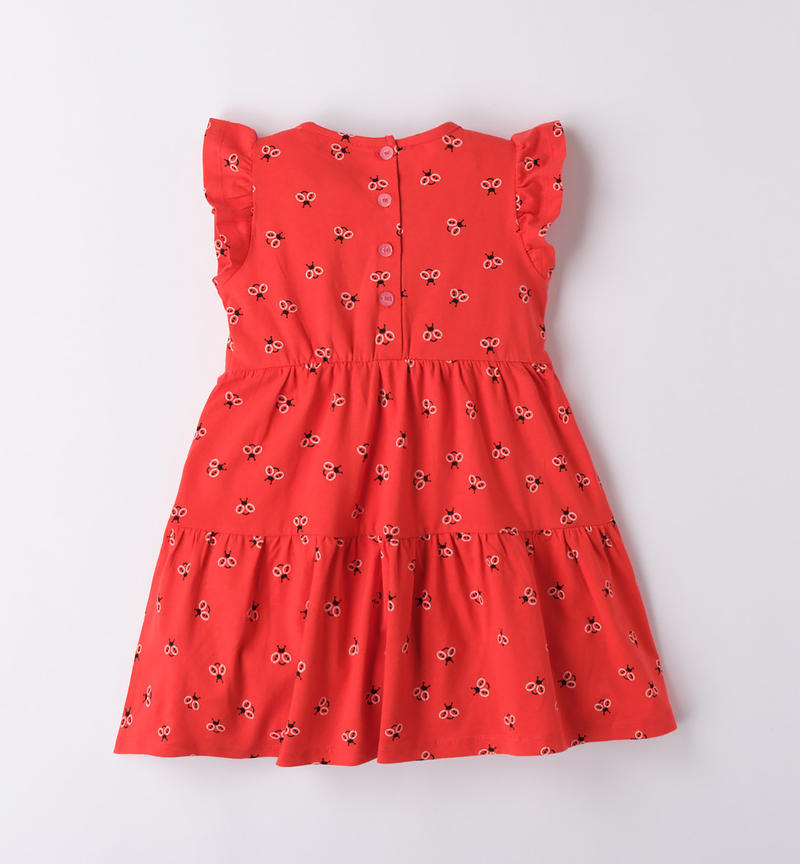 Abito per bambina con api da 9 mesi a 8 anni Sarabanda ROSSO-BIANCO-6WE3