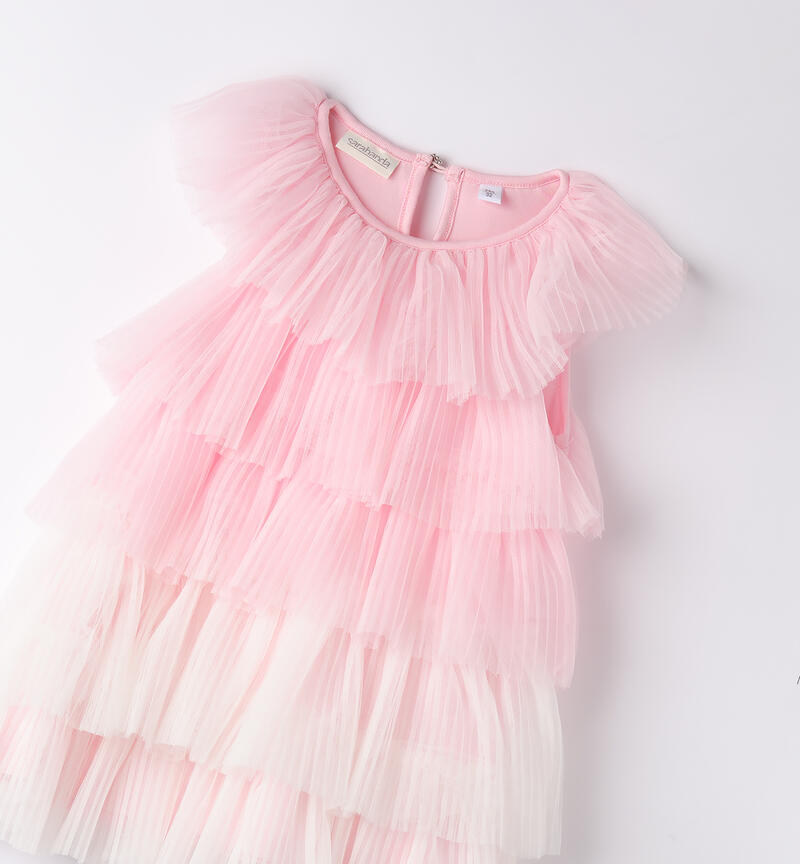 Abito tulle bambina ROSA-2762