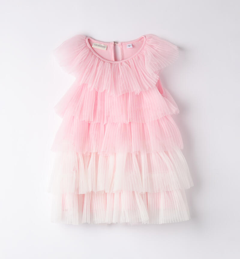 Abito tulle bambina ROSA-2762