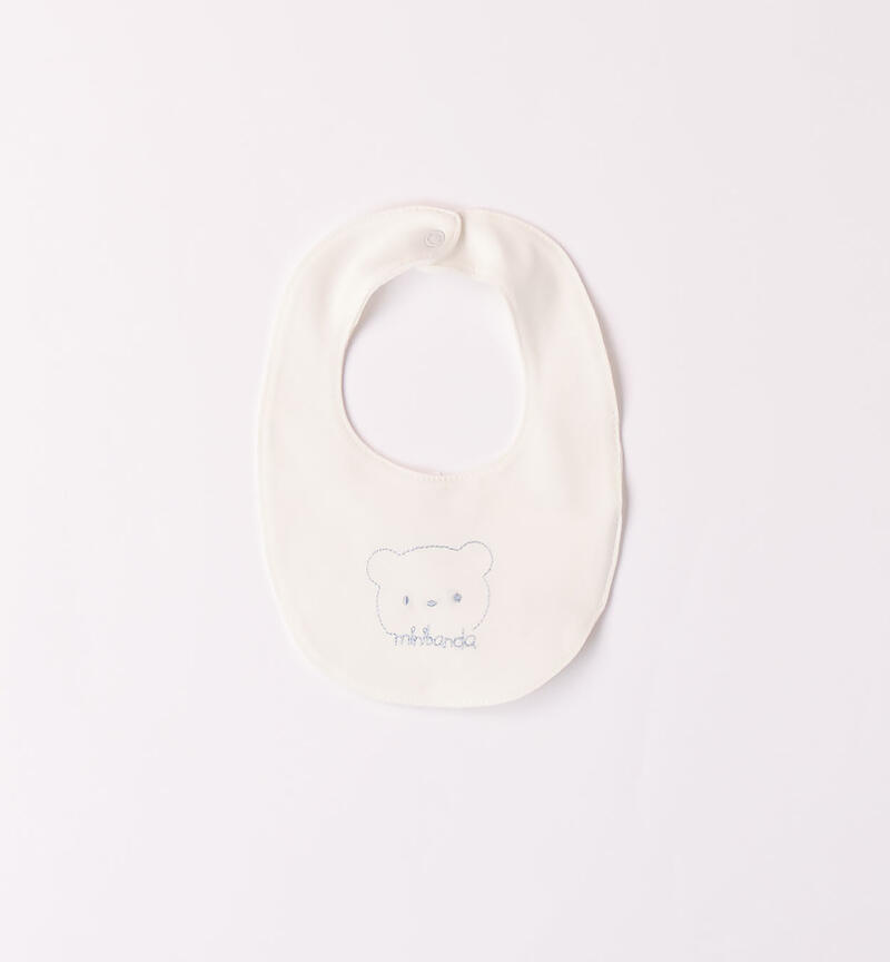 Baby bib with teddy bear PANNA-0112