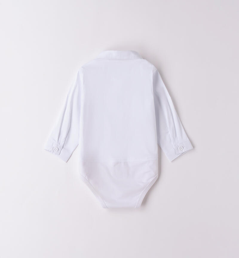 Baby boy bodysuit shirt BIANCO-0113