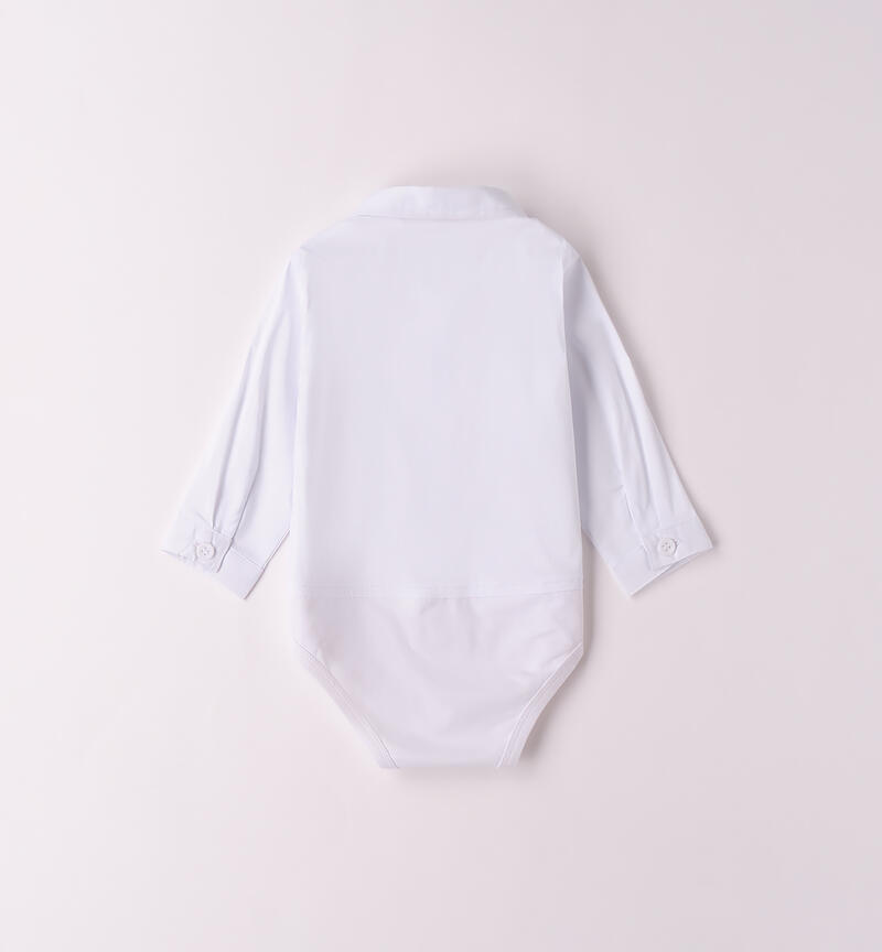 Body camicia neonato BIANCO-0113