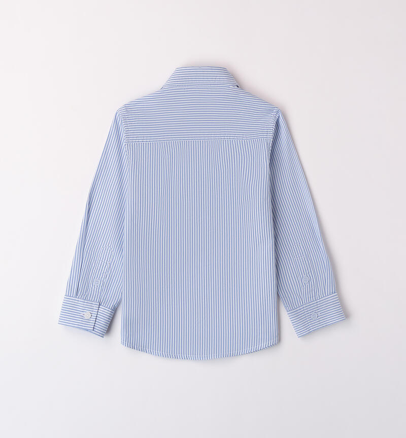 Striped shirt for boys AZZURRO-3674