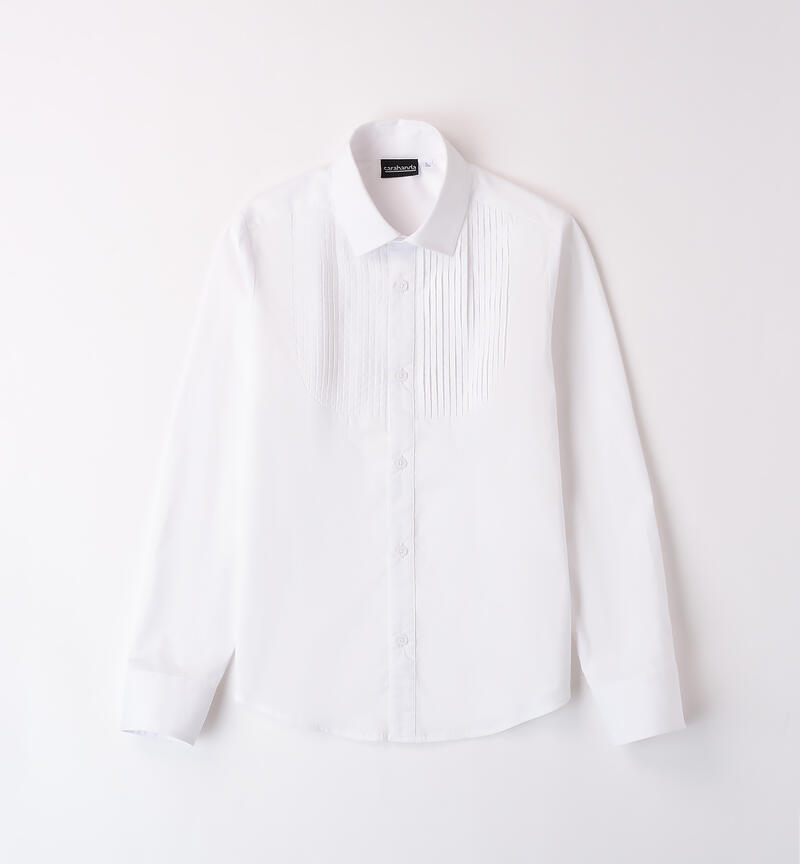 Girl's white shirt BIANCO-0113