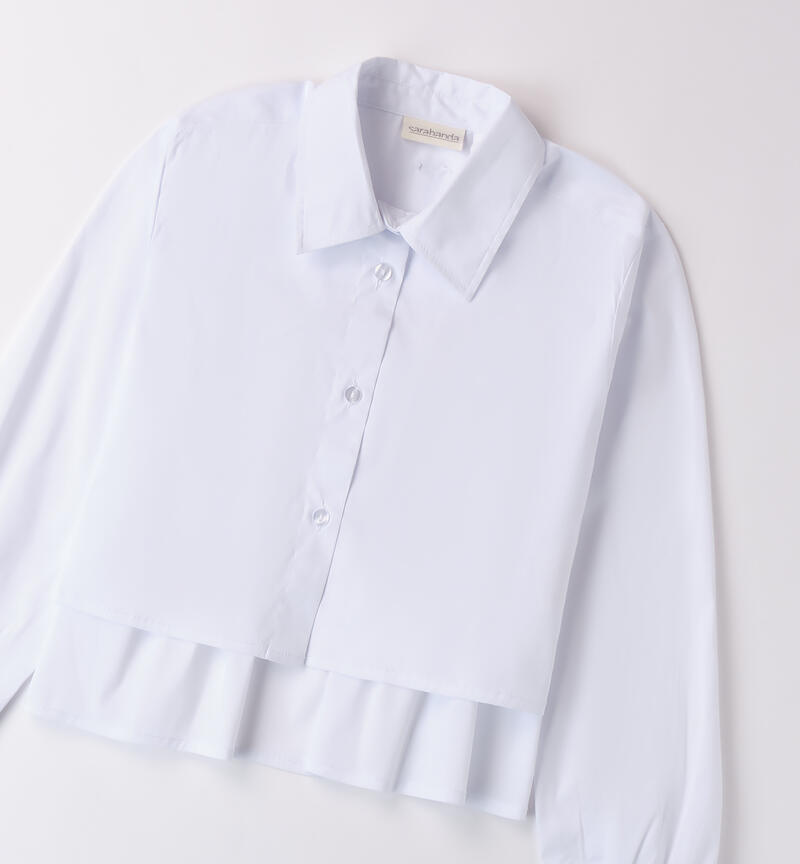 White shirt for girls BIANCO-0113