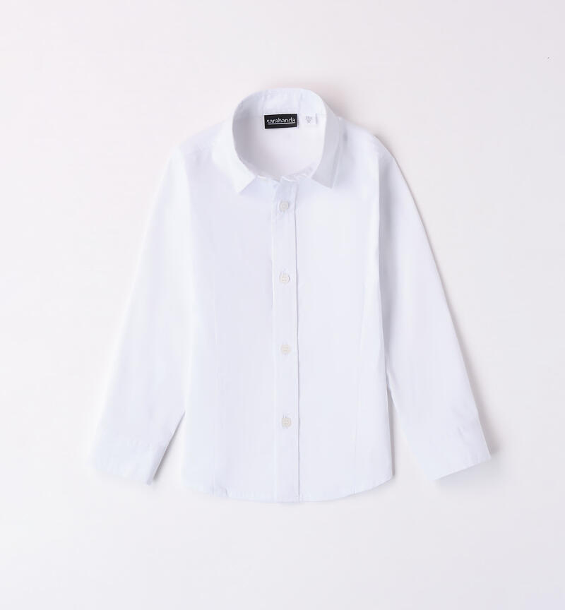 Camicia bianca per bambino da 9 mesi a 8 anni Sarabanda BIANCO-0113