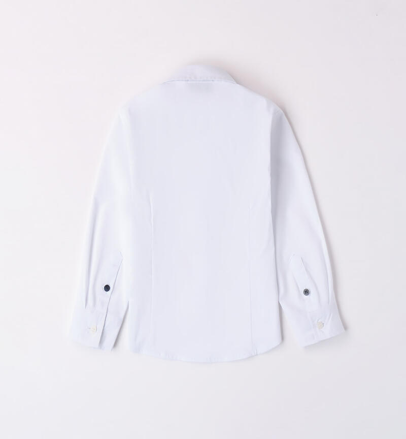 Camicia bianca per bambino da 9 mesi a 8 anni Sarabanda BIANCO-0113