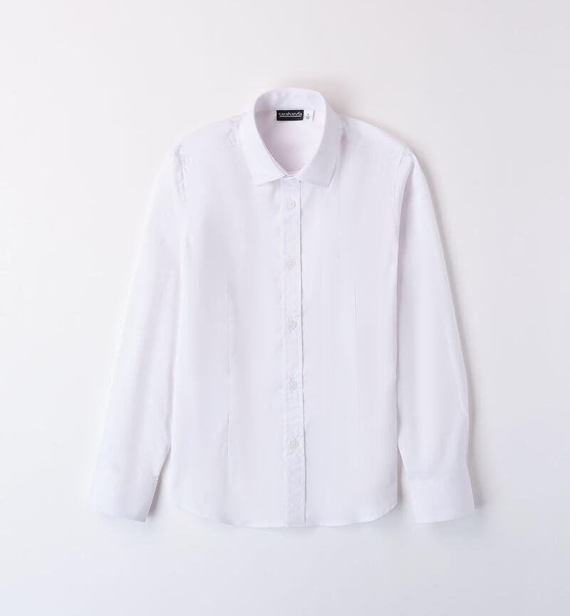 Camicia bianca ragazzo BIANCO-0113