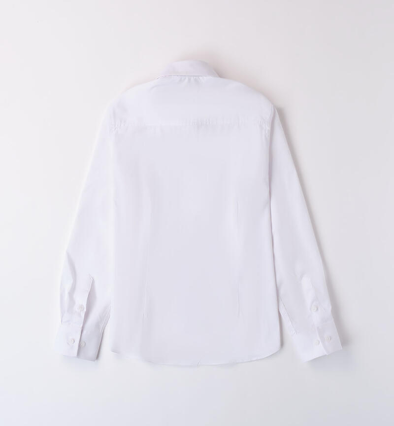 Camicia bianca ragazzo BIANCO-0113