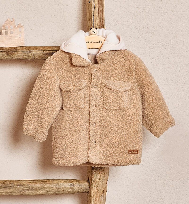 Winter baby boy shirt BEIGE-0472