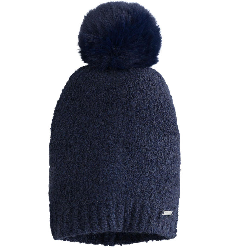 Cappello bambina in tricot da 9 mesi a 8 anni Sarabanda NAVY-3854
