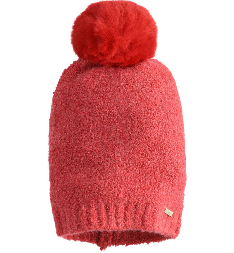 Cappello bambina in tricot da 9 mesi a 8 anni Sarabanda ROSSO-2253