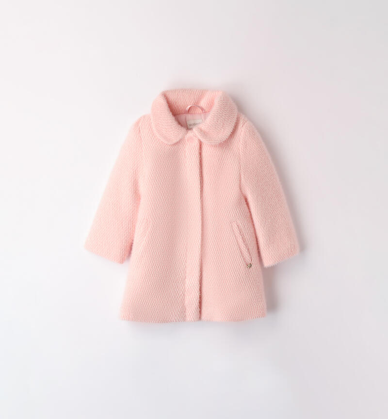 Elegant coat for girls ROSA CHIARO-2617