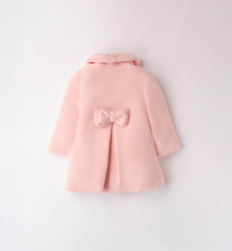 Cappotto bambina elegante ROSA CHIARO-2617