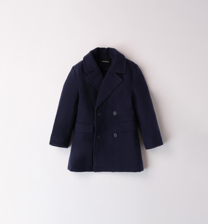 Elegant coat for boys NAVY-3854