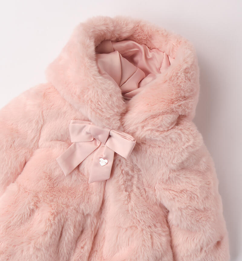 Elegant coat for baby girl ROSA CHIARO-2617