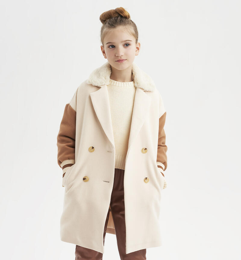 Cappotto per ragazza da 8 a 16 anni Sarabanda BURRO-0215