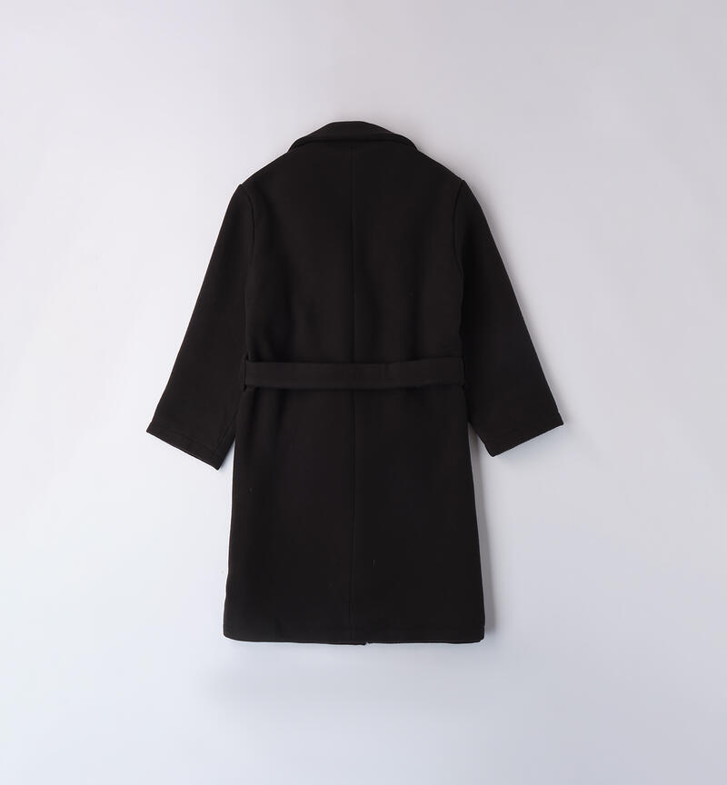 Cappotto per ragazza NERO-0658