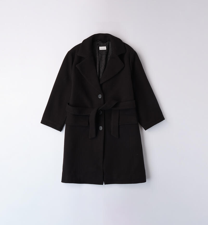 Cappotto per ragazza NERO-0658