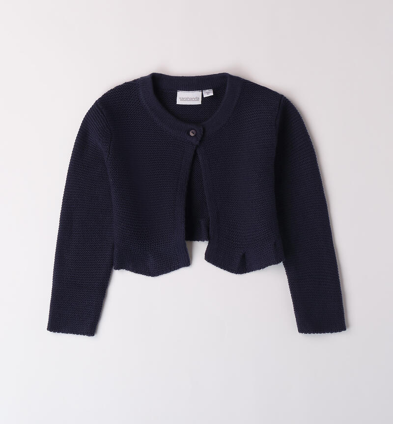 Cardigan bambina Sarabanda NAVY-3854