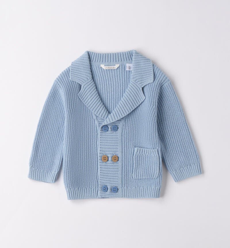 Minibanda boy cardigan L.BLUE-3964