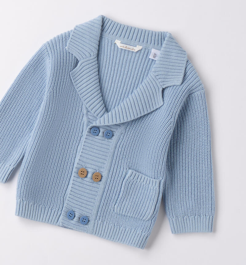 Minibanda boy cardigan L.BLUE-3964