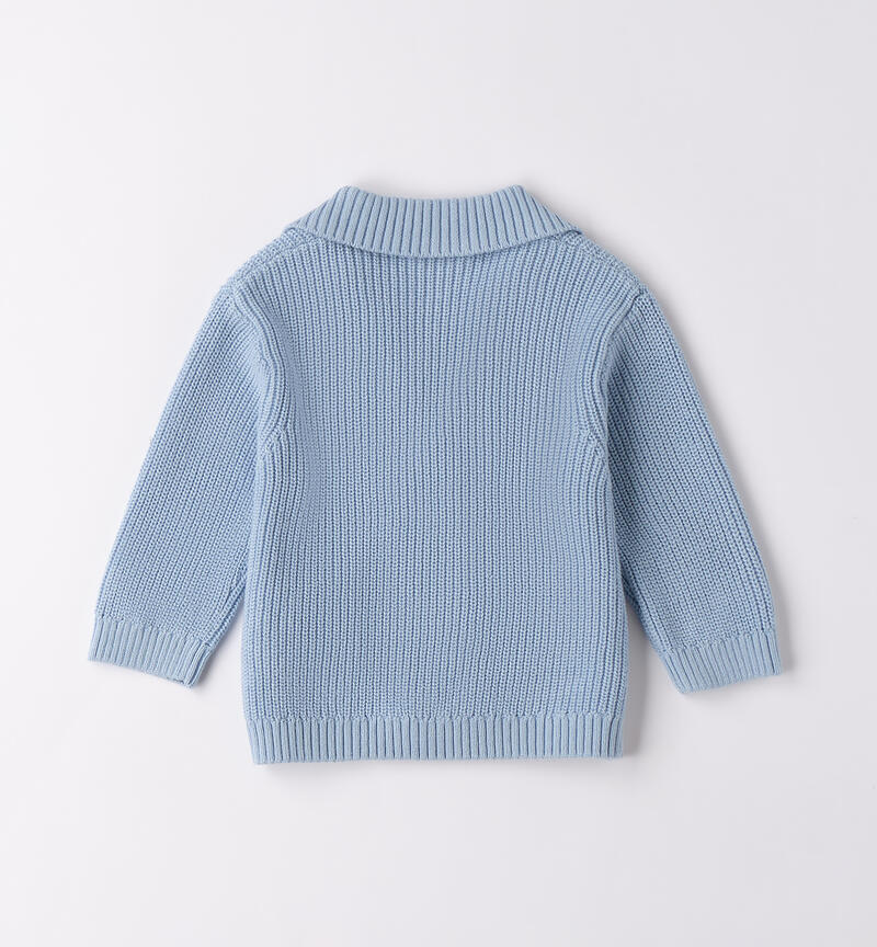 Minibanda boy cardigan L.BLUE-3964