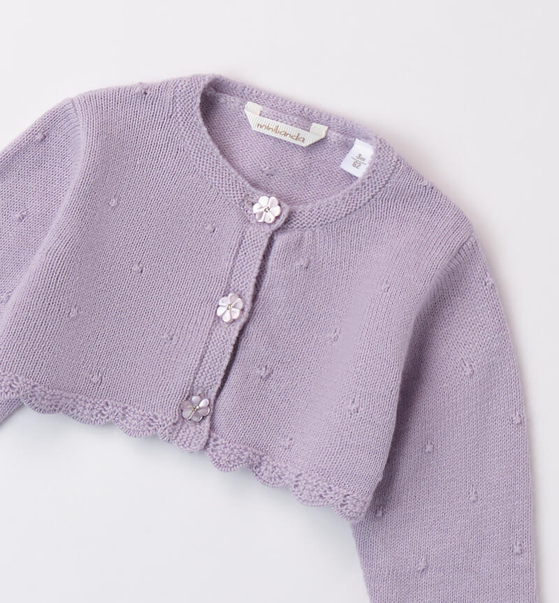 Baby girl cotton cardigan ORCHIDEA-3316