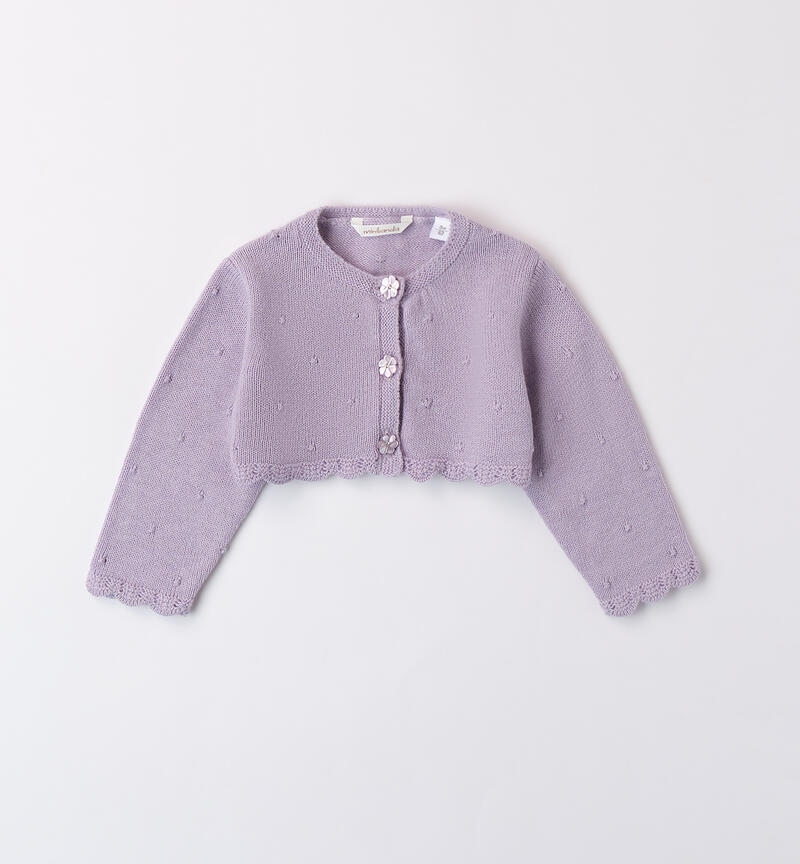 Baby girl cotton cardigan ORCHIDEA-3316