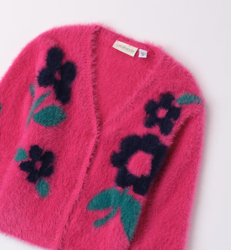 Cardigan for girls FUXIA-2438