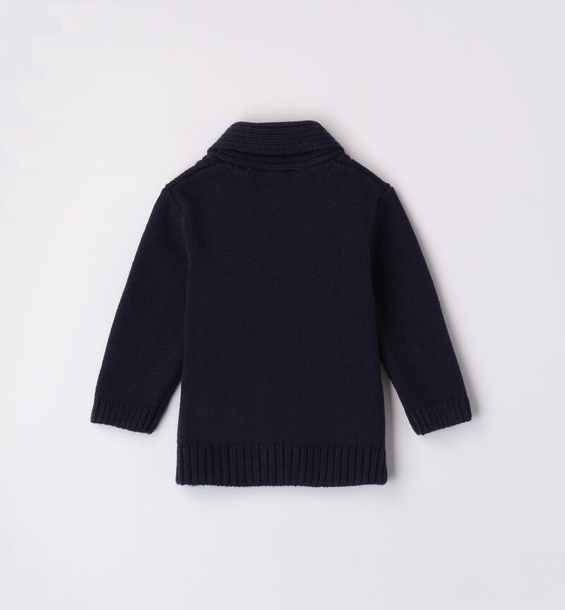 Cardigan neonato cotone
 NAVY-3885