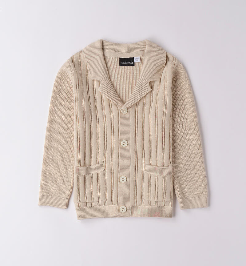 Baby girl cardigan BEIGE-0172