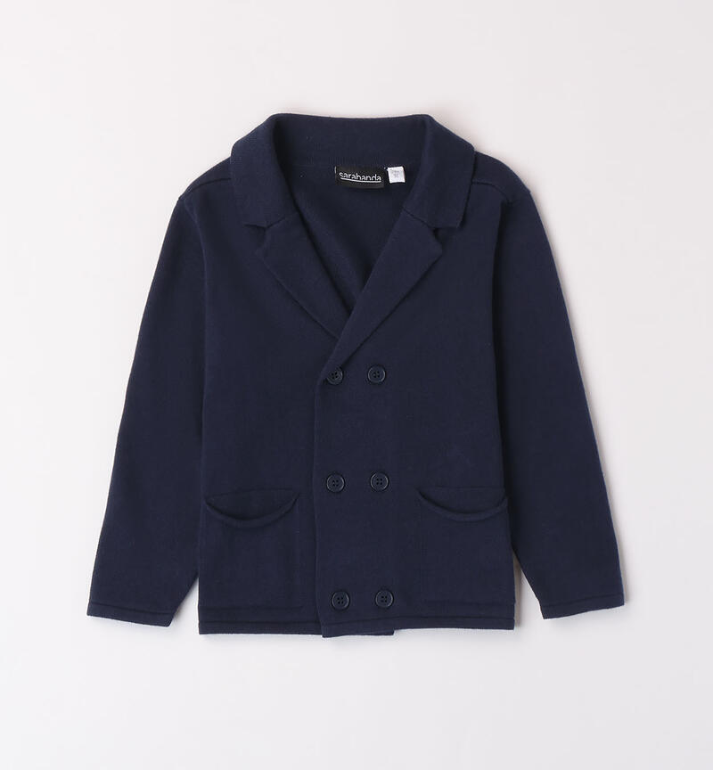 Boys' cardigan NAVY-3854