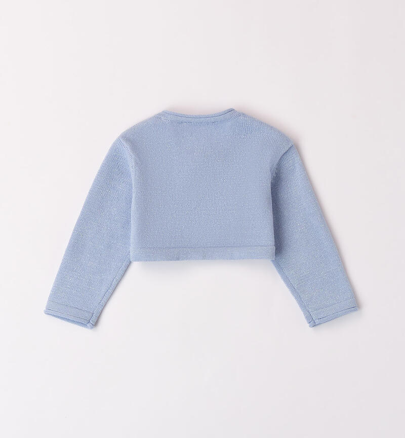 Cardigan per bimba AZZURRO-3661