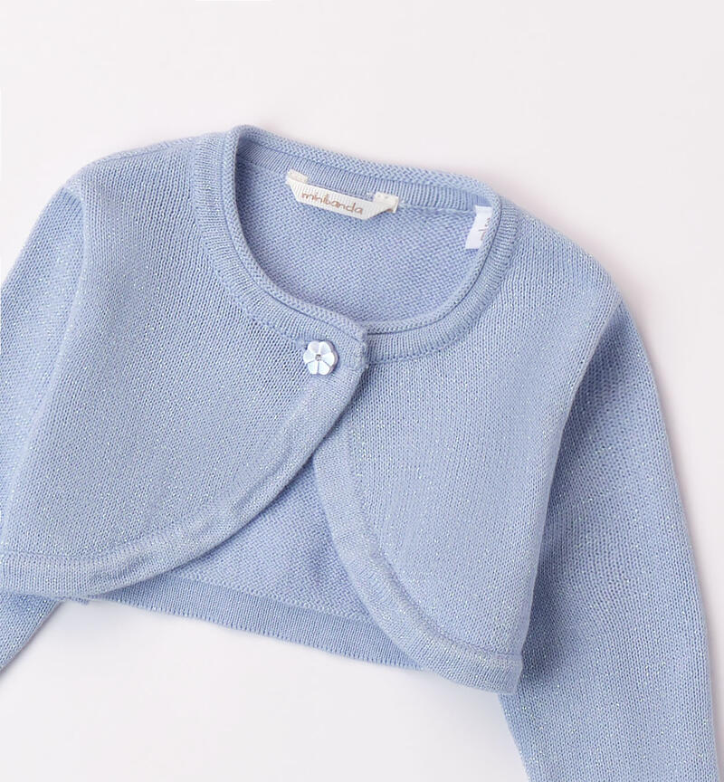 Cardigan per bimba AZZURRO-3661