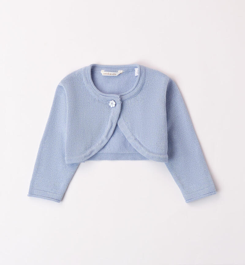 Cardigan per bimba AZZURRO-3661