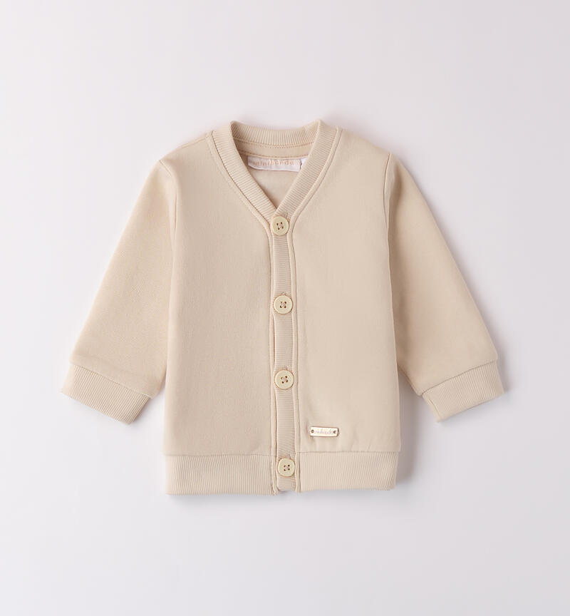 Cardigan for baby boy CRYSTAL GRAY-2911