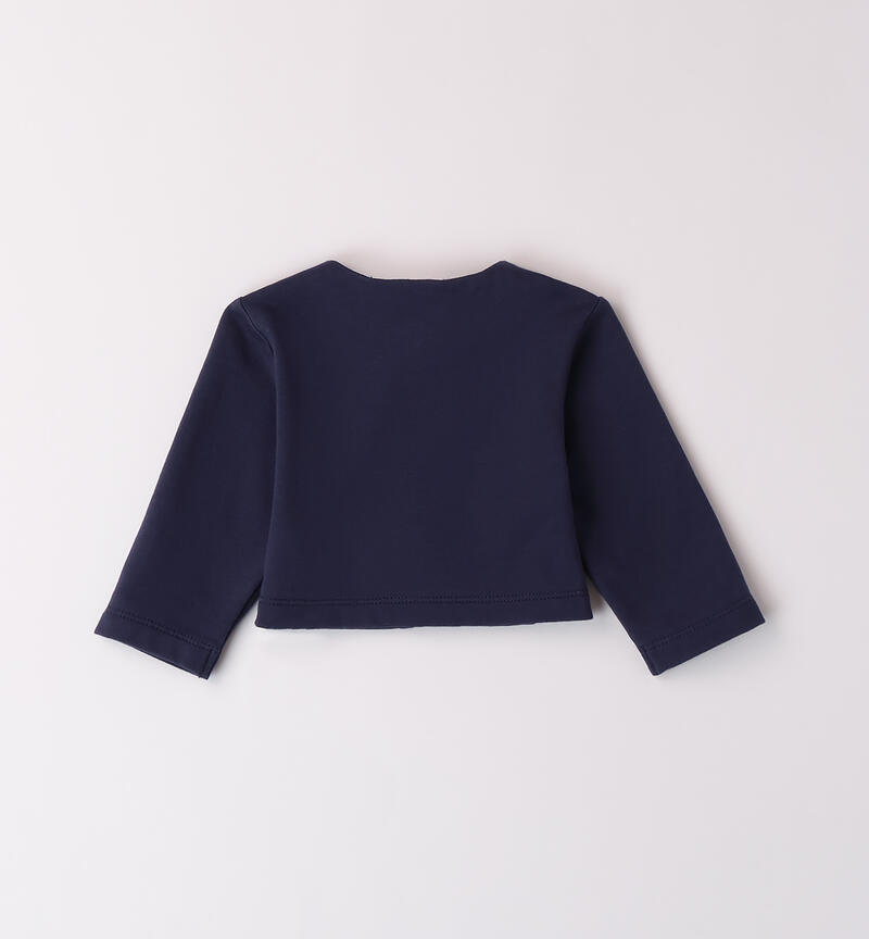 Cardigan for baby girl NAVY-3558