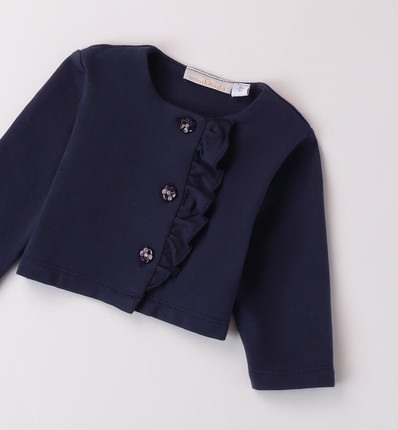 Cardigan for baby girl NAVY-3558