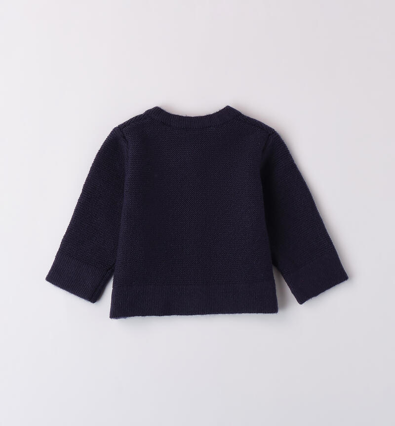 Cardigan for baby girl NAVY-3558