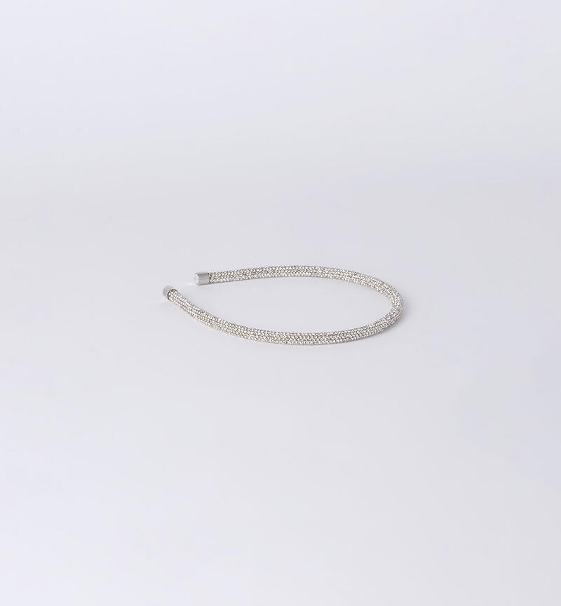 Girls' hairband SILVER-1157