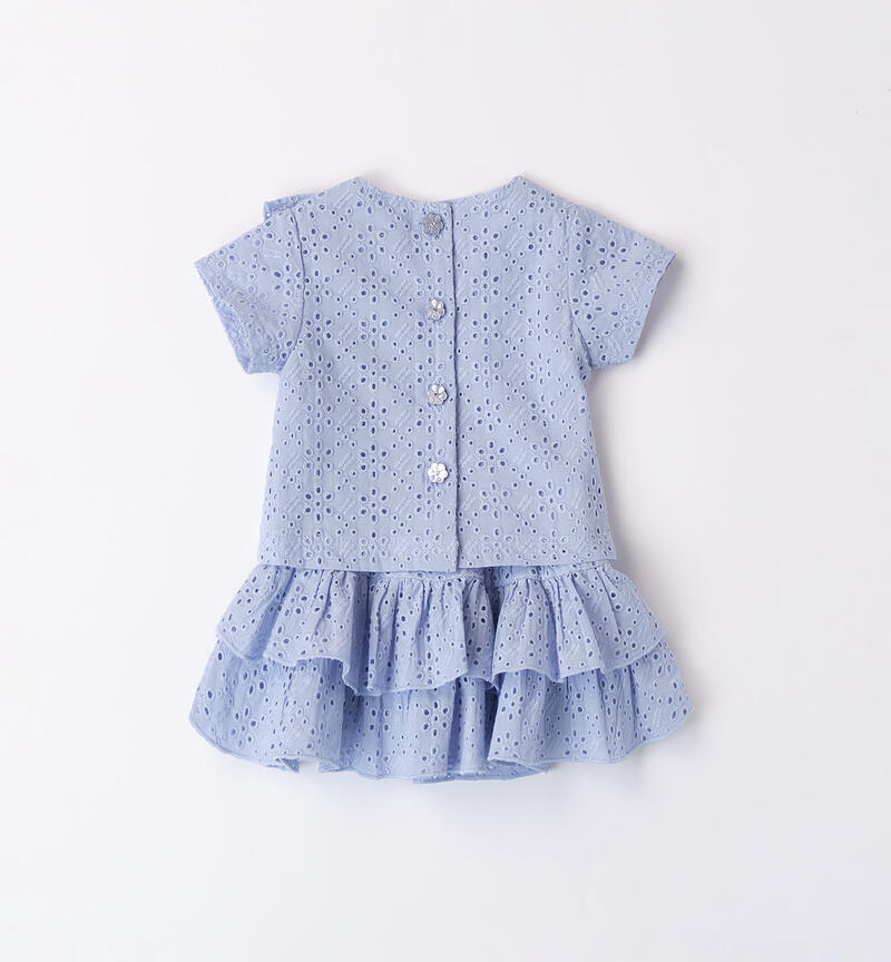 Girls' two-piece summer outfit AZZURRO-3661