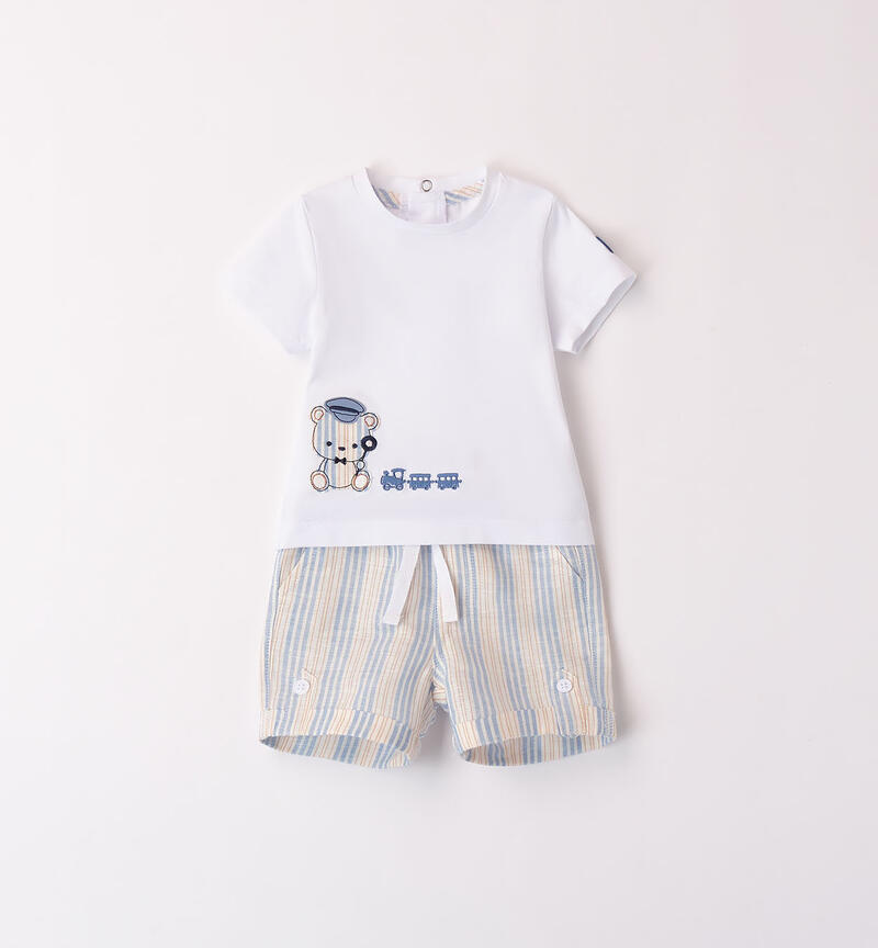 Boys' two-piece outfit BIANCO-0113