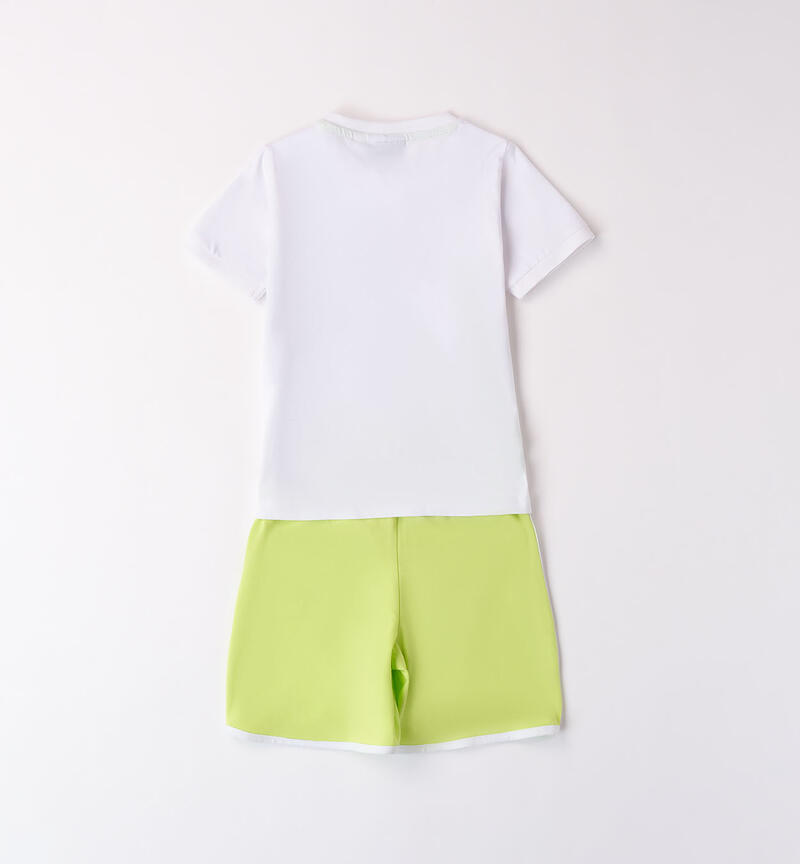 Boys' summer outfit BIANCO-0113