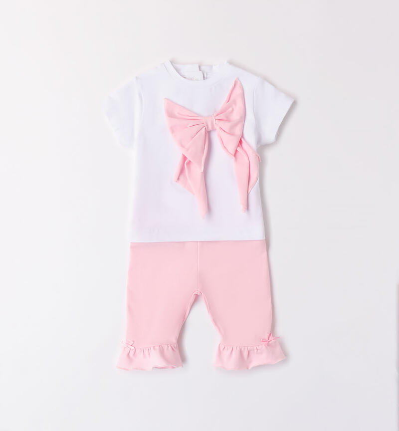 Girls' summer outfit LT.PINK-2732