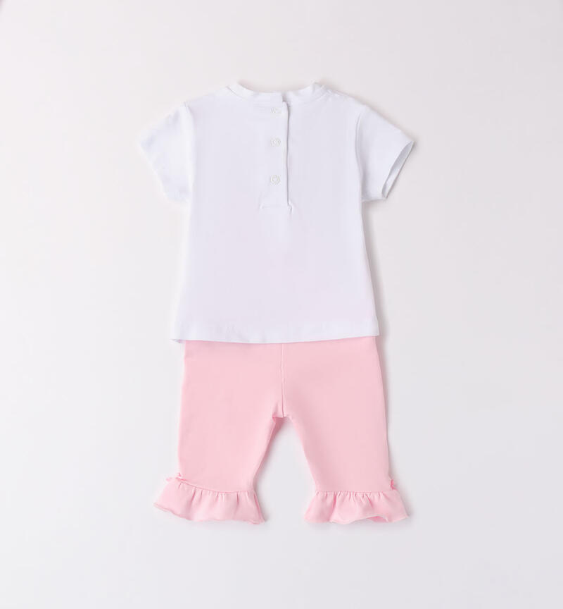 Girls' summer outfit LT.PINK-2732